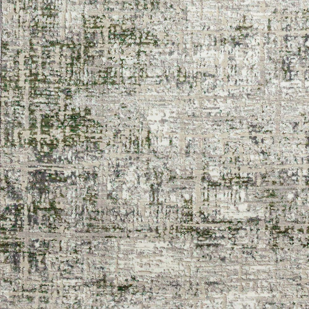 Radici USA Livigno Abstract 2&#39;2&quot; x 7&#39;7&quot; Green Area Rug, , large
