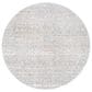 Safavieh Webster WBS336G 6"7" Round Grey and Beige Area Rug, , large