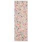 Safavieh Micro-Loop 2"3" x 7" Gray and Pink Runner, , large