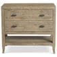 Bernhardt Tribeca 2-Drawer Nightstand with Shelf in Aurum, , large