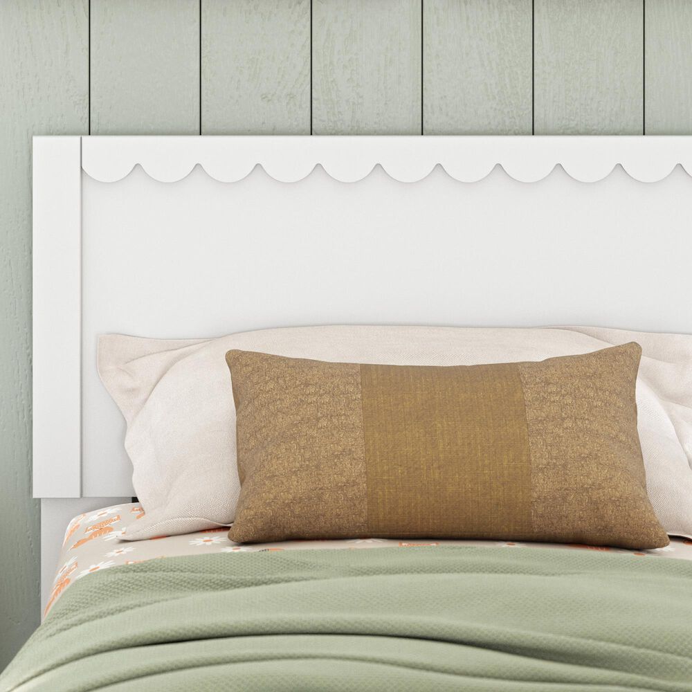 Ashley Hallityn Twin Platform Bed in White, , large