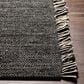 Surya Azalea 10" x 14" Black, Brown and Medium Gray Indoor/Outdoor Area Rug, , large