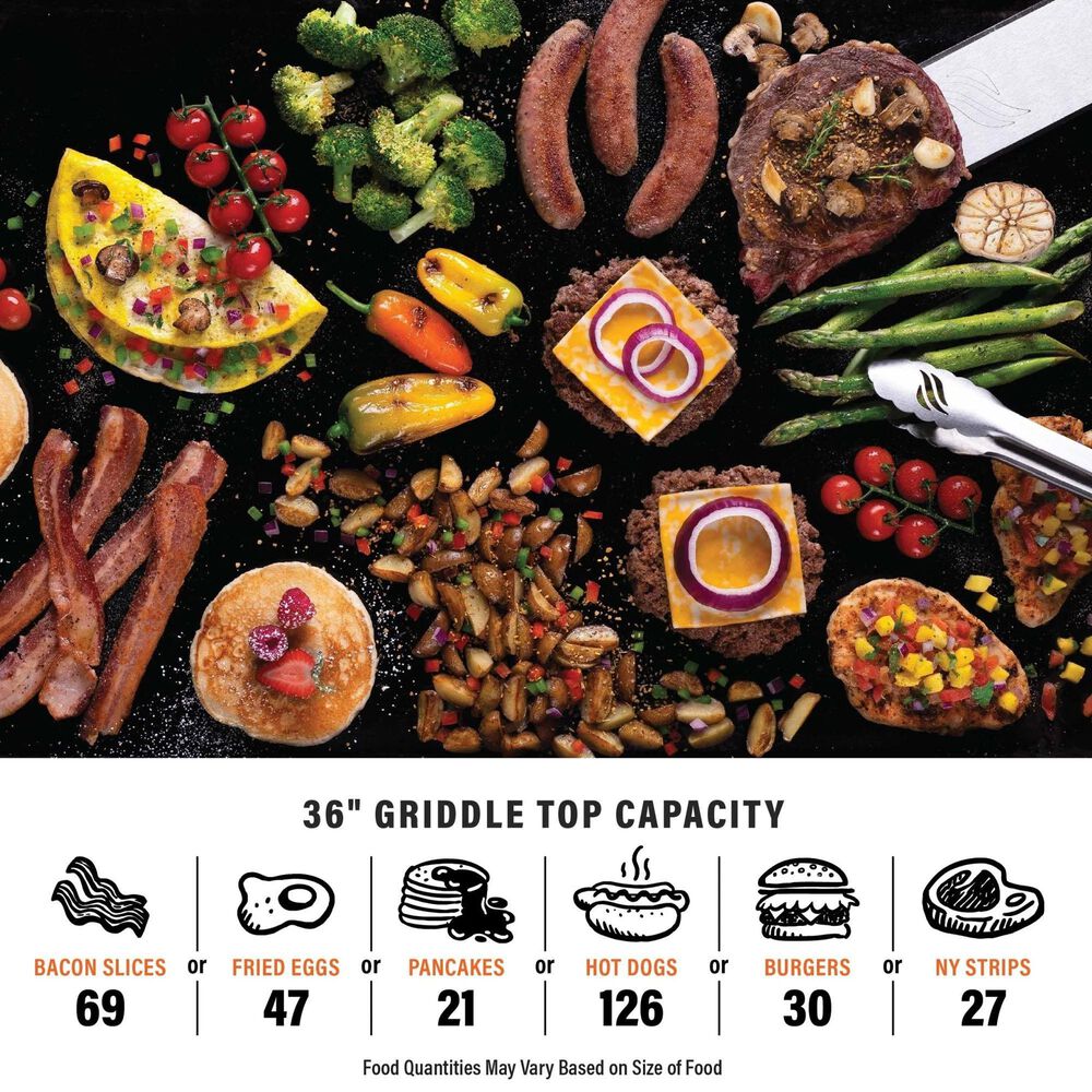 Blackstone 36&quot; Griddle Airfryer Combo in Black, , large