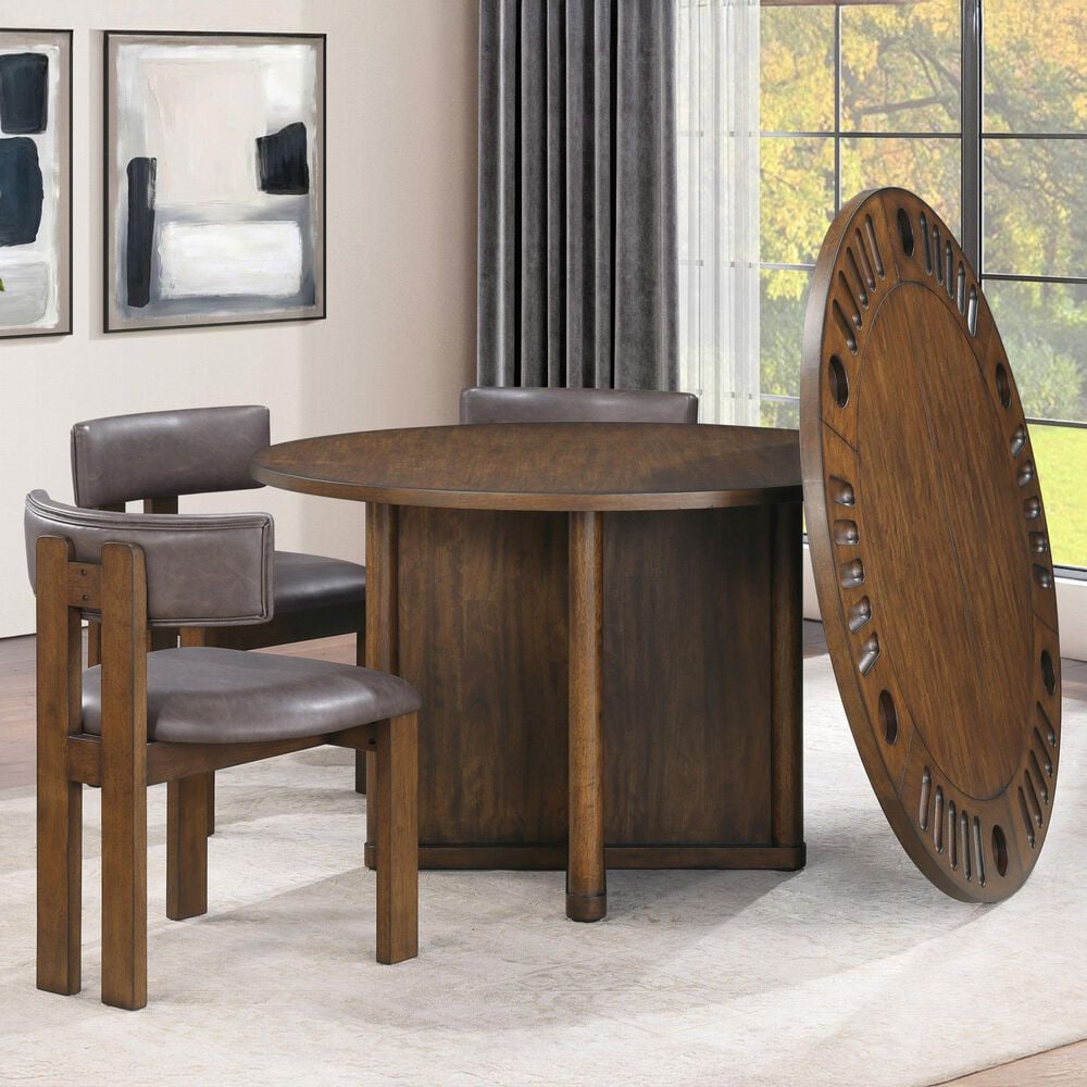 Crystal City Cambridge Game Table and 4 Chairs, , large