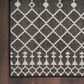 Nourison Positano Southwestern Black 8" x 10" Indoor/Outdoor Area Rug, , large