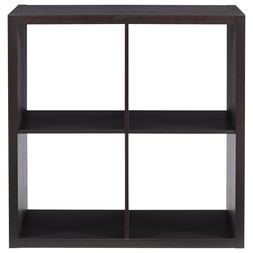 Linon Home Decor Galli 4-Shelf Bookcase in Espresso, , large