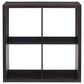 Linon Home Decor Galli 4-Shelf Bookcase in Espresso, , large
