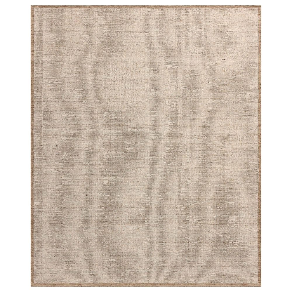 Amber Lewis x Loloi Dakota 11"6" x 15" Natural and Ivory Area Rug, , large