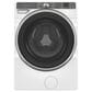 Whirlpool 5.0 Cu. Ft. Smart Front Load Washer and 7.4 Cu. Ft. Smart Electric Dryer Laundry Pair in White, , large
