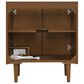 37B Mertola 30" Single Bathroom Vanity Cabinet in Dark Maplewood with White Composite Stone Top and Backsplash, , large