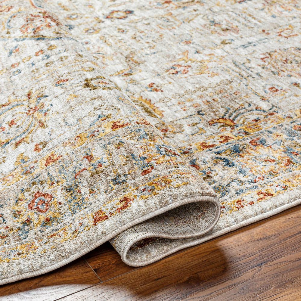 Surya Mona Lisa 10&#39; x 14&#39; Light Sage, Tan, Mustard, Olive, Brick Red, Dark Blue and Burgundy Area Rug, , large