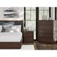 Millenium Dilenno 2 Ball Bearing Smooth Gliding Drawer Nightstand in Dark Brown, , large