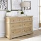 Homestyles Manor House 6 Drawer Dresser in Brown, , large