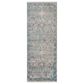 Surya Solar 3" x 8" Gray, Teal, Dark Blue, Light Gray, Charcoal and Mustard Runner, , large