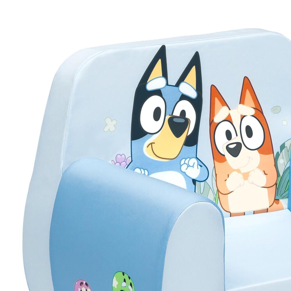 Delta Children Bluey Upholstered Toddler Chair in Blue, , large