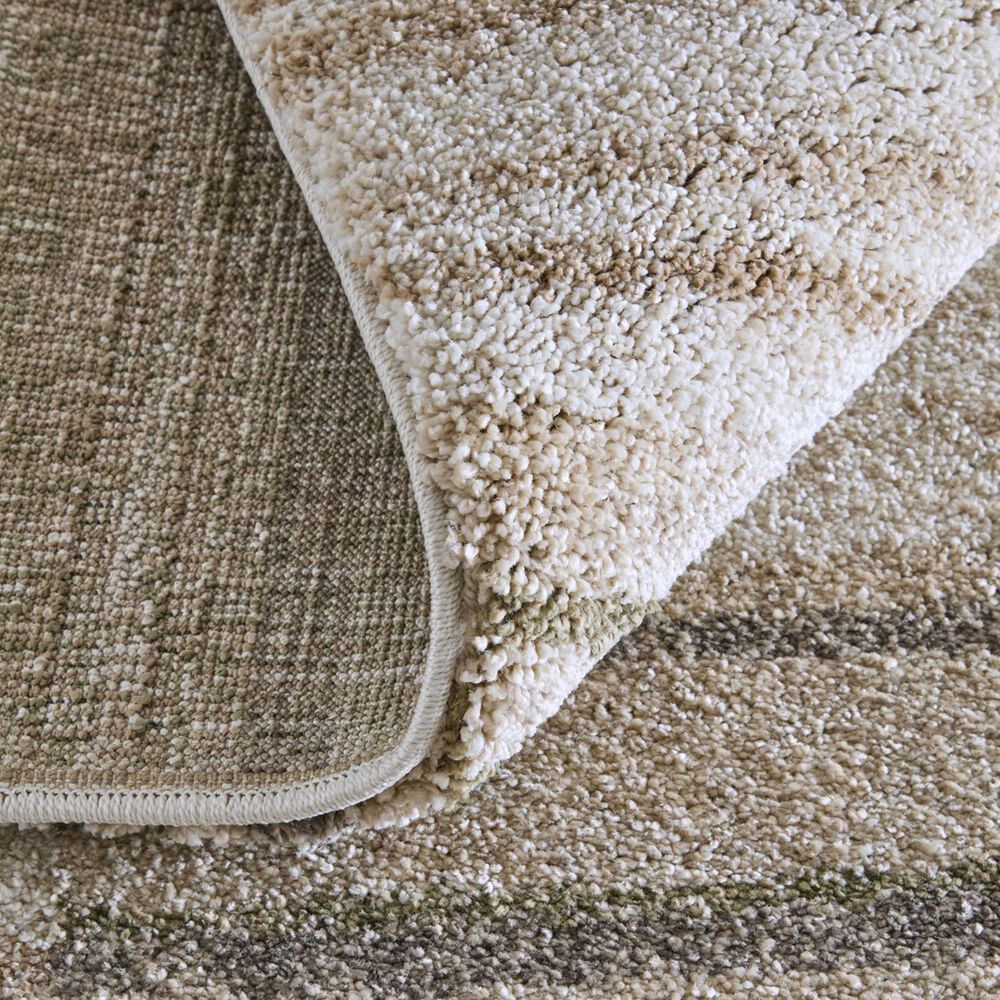 Feizy Richmond Gray and White 5&#39; x 7&#39;6&quot; Area Rug, , large