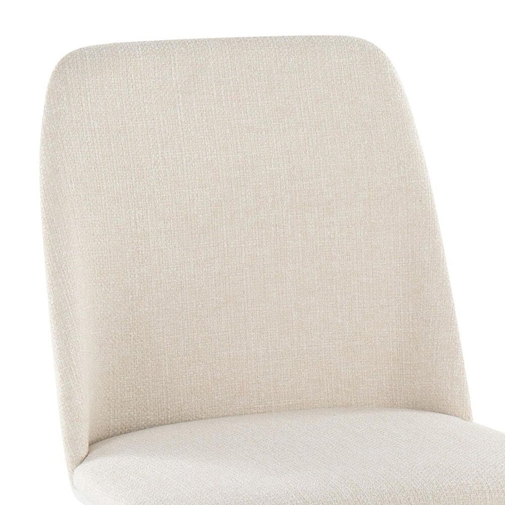 Lumisource Toriano Side Chair with Cream Cushion in Natural &#40;Set of 2&#41;, , large