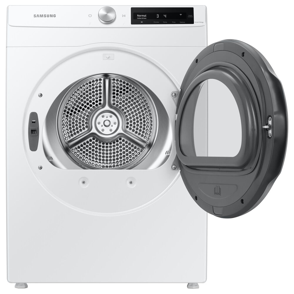 Samsung 4.0 Cu. Ft. Smart Front Load Electric Dryer in White, , large
