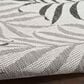 Nourison Garden Oasis Nature Grey 6" x 9" Indoor/Outdoor Area Rug, , large