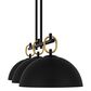 Quoizel Cleo 3-Light Linear Chandelier in Matte Black, , large