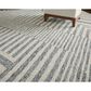 Feizy Wallace WAL8A42F Gray 9" x 12" Area Rug, , large