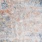 Safavieh Aston ASN728 3" x 5" Ivory and Navy Area Rug, , large