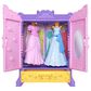 Barbie Princess Royal Wardrobe Set with Ariel and Tiana Small Dolls and Accessories in Multicolor, , large