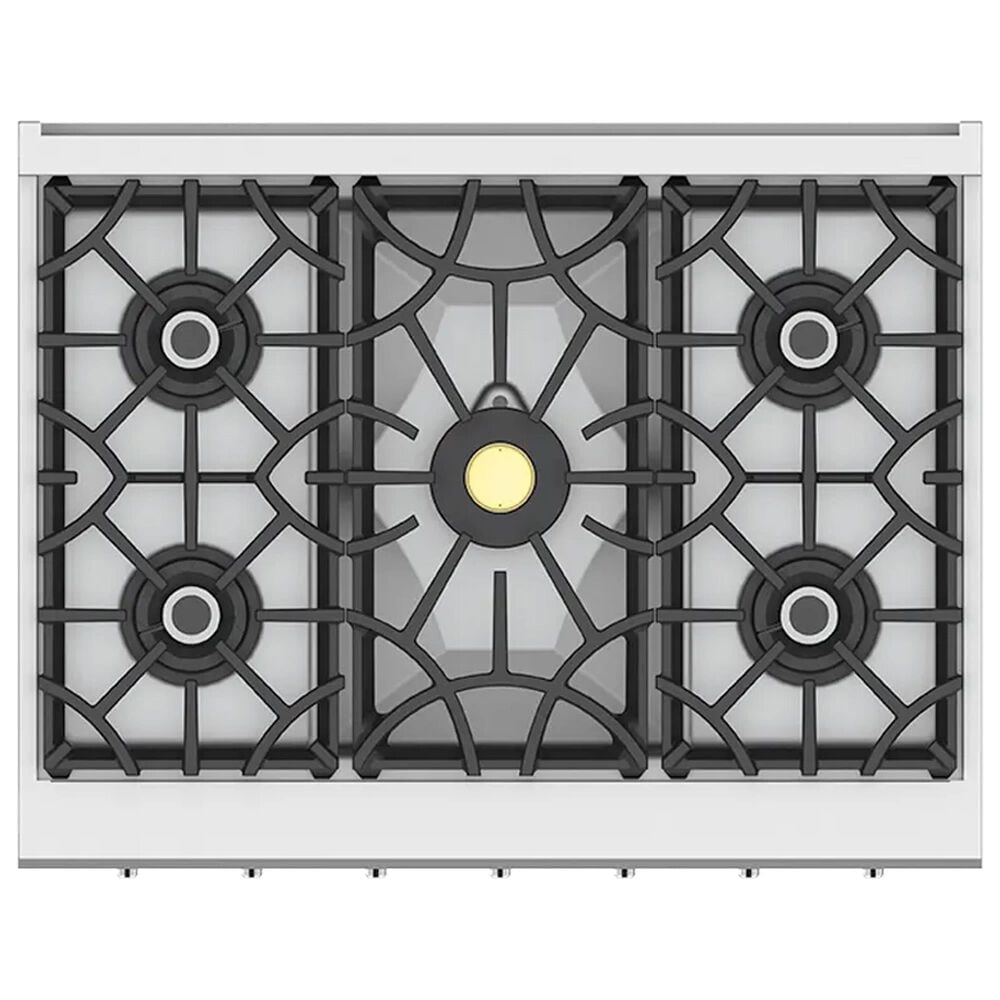 Hestan KRD Series 5.8 Cu. Ft. Slide-In Liquid Propane Gas Range with 5-Burner in Tin Roof, , large