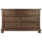 Ashley Flynnter 7 Drawer Dresser in Medium Brown, , large