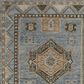 Feizy Fillmore 8" Round Blue and Green Area Rug, , large