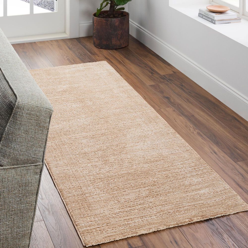 Surya Masterpiece MPC-2323 Light Beige, Beige and Brown 2'7" x 7'3" Runner, , large