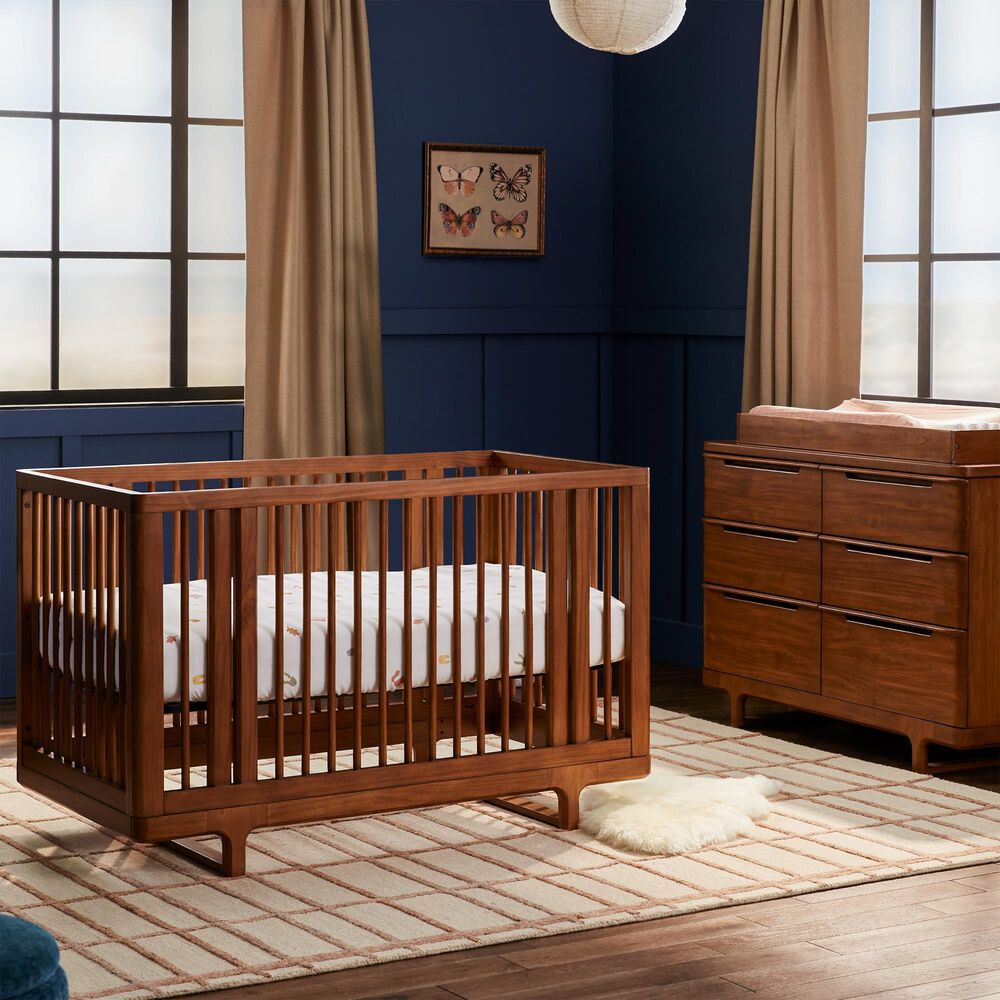 Maxi Cosi Embraced Forms 4-in-1 Convertible Crib in Chestnut, , large