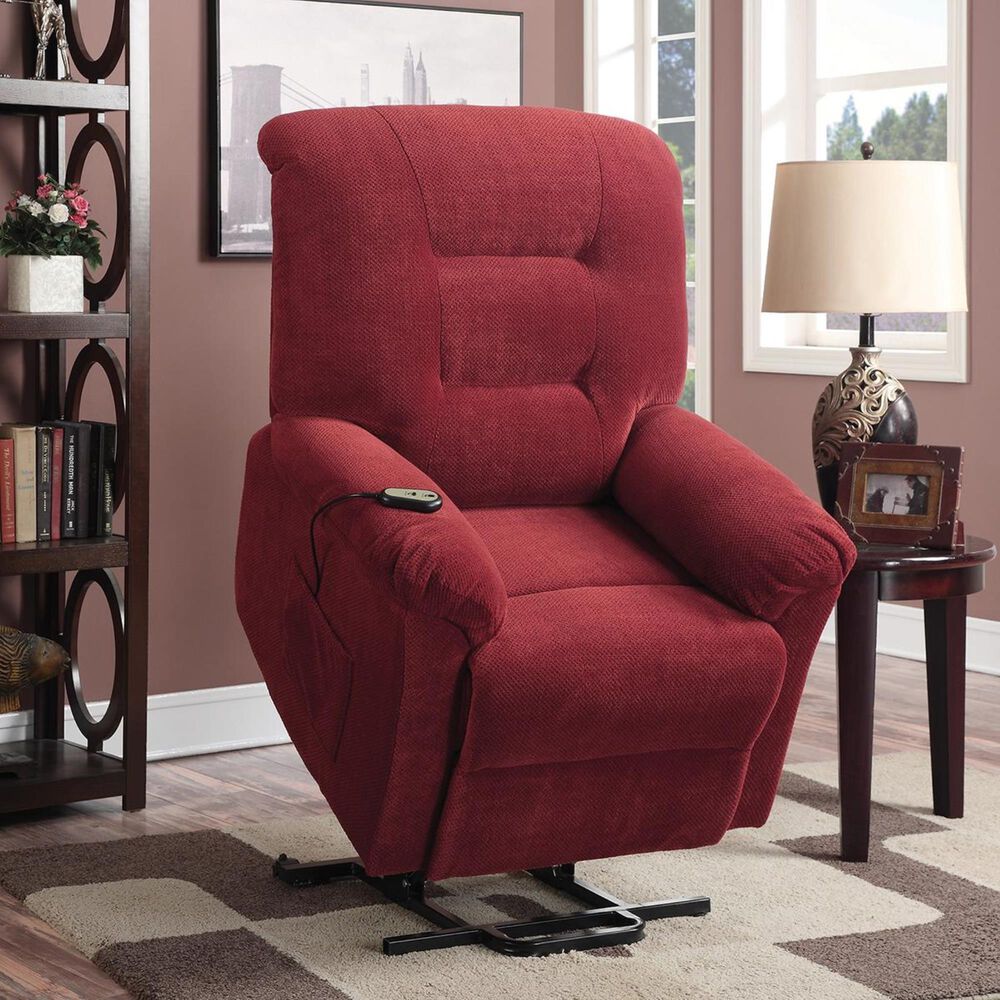 Pacific Landing Power Lift Recliner in Brick Red, , large
