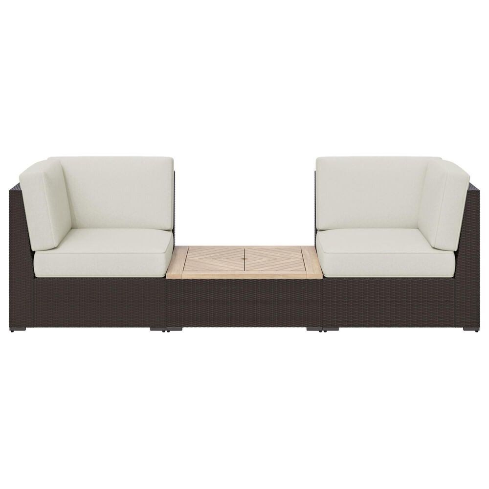 Homestyles Palm Springs 3-Piece Patio Set in Brown, , large