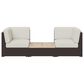 Homestyles Palm Springs 3-Piece Patio Set in Brown, , large