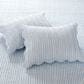 Levtex Martha Stripe 3-Piece King Quilt Set in Blue and White, , large