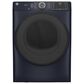 GE Appliances 7.8 Cu. Ft. Smart Front Load Electric Dryer with Sanitize Cycle in Sapphire Blue, , large