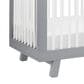 Babyletto Hudson 3-In-1 Convertible Crib and Toddler Conversion Kit in Grey and White, , large