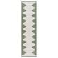 Surya Eagean EAG-2435 Grass Green, Ivory, Dark Green and Seafoam 2"7" x 10" Indoor/Outdoor Runner, , large