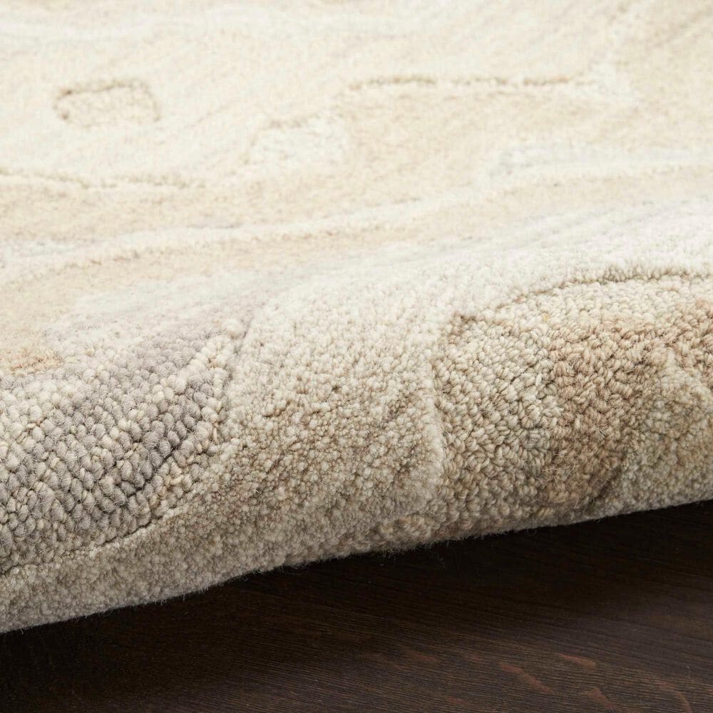 Nourison Graceful 2&#39;3&quot; x 7&#39;6&quot; Beige Runner, , large