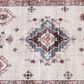 Central Oriental Rugease Velveteen Raquel Red and Beige 2"3" x 6" Runner, , large