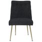 Tov Furniture Batik Linen Dining Chair in Black, , large