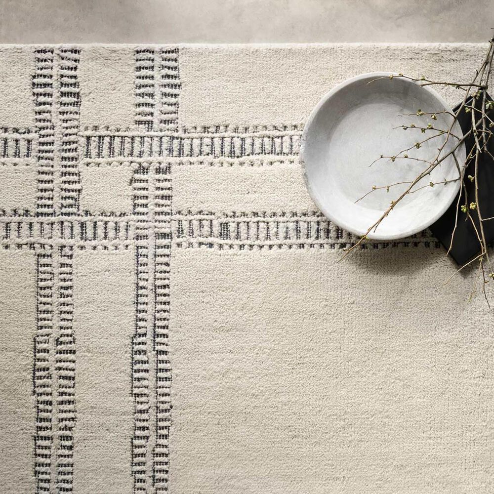 Loloi Milton 2&#39; x 3&#39; Ivory and Ink Area Rug, , large