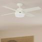 Hunter Dempsey 52" Outdoor Ceiling Fan with Lights in Fresh White, , large
