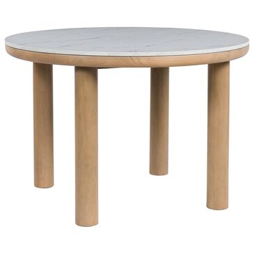 Ashley Sawdyn Dining Table in Light Brown and White - Table Only, , large