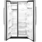GE Appliances 25.1 Cu. Ft. Side-by-Side with External Dispenser in Stainless Steel, , large
