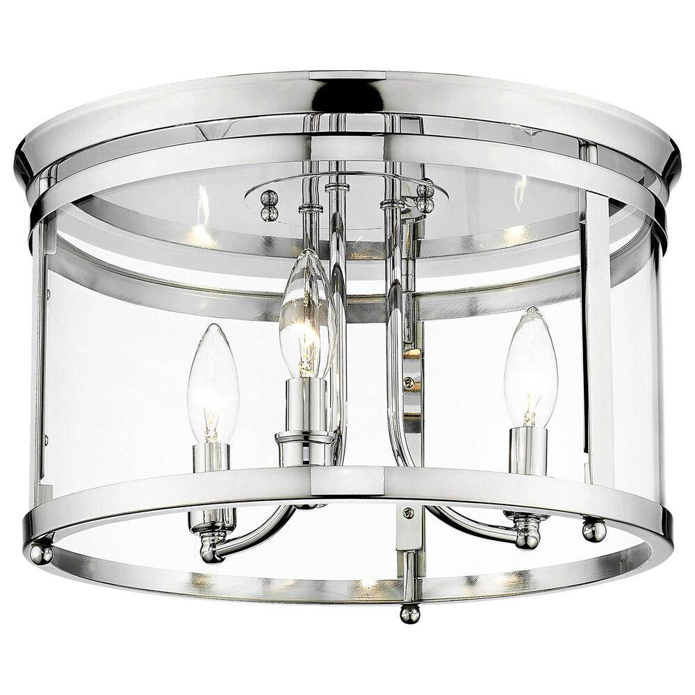 Golden Lighting Payton Flush Mount in Chrome, , large