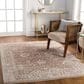 Surya Carlisle 5"3" x 7"9" Dusty Pink, Ivory, Pale Blue, Sage, Olive and Medium Brown Area Rug, , large