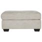 Ashley Vayda Ottoman in Pebble, , large