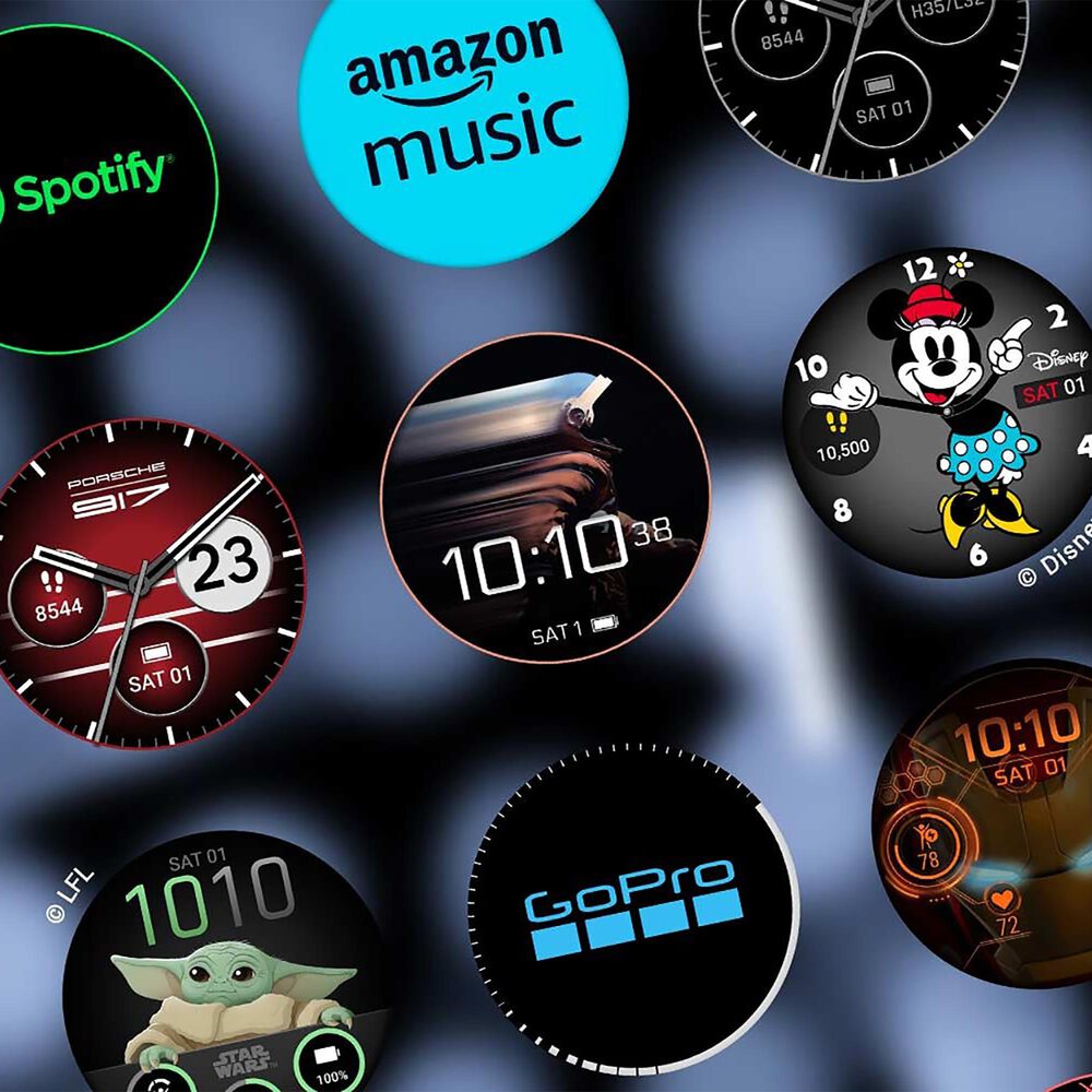 Garmin Fenix 8 Sapphire AMOLED Smartwatch 43mm Carbon Gray DLC Titanium Case with Black and Pebble Gray Silicone Band, , large